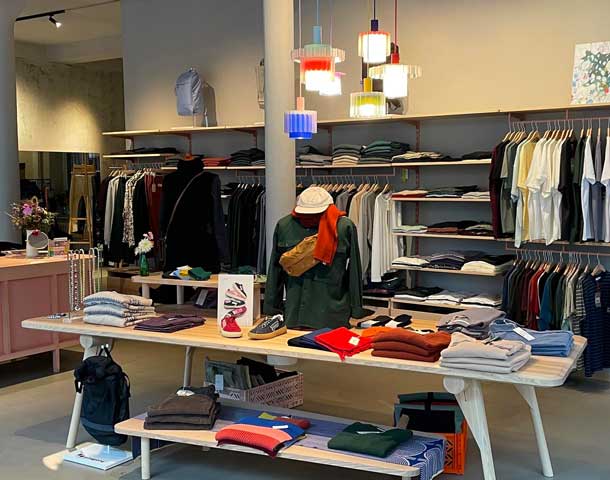 Teilansicht Laden Innenbereich