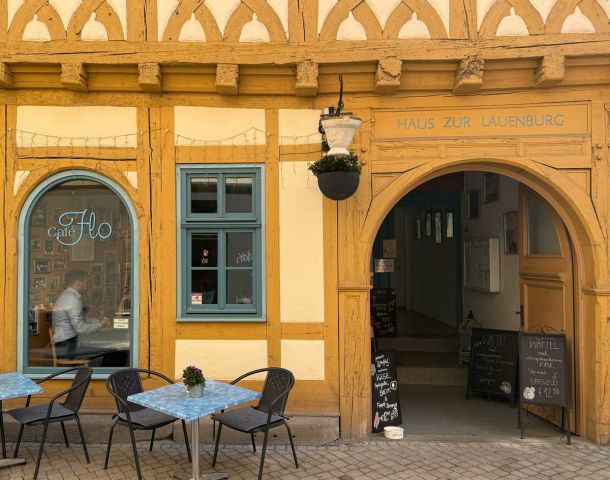 Außenansicht Cafe Floh