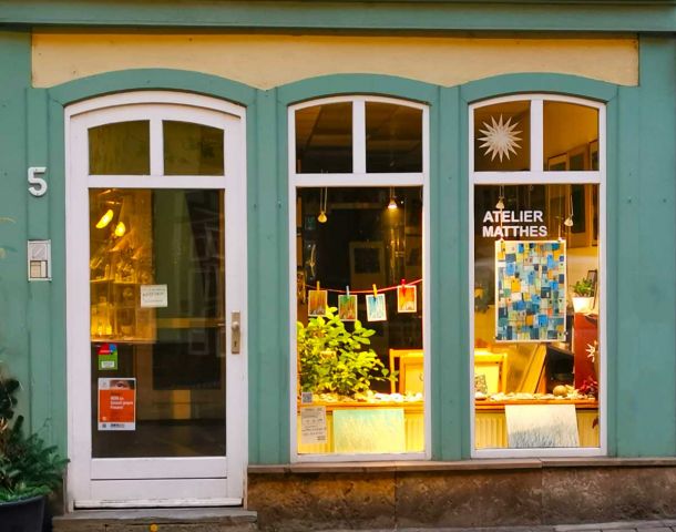 Außenansicht Atelier Matthes Grafik und Malerei 